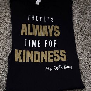 Bella Canvas Black and Gold Kindness Tee